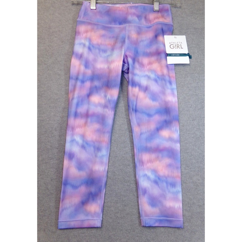 Athleta‎ Girl Printed Chit Chat Cari Leggings Suns Size L / 12 NWT